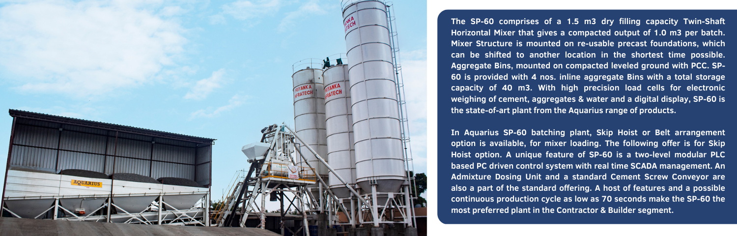 STATIONARY BATCHING PLANT – SP 60